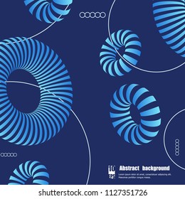 3d abstract colorful shape. Eps10 Vector illustration