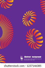 3d abstract colorful shape. Eps10 Vector illustration