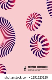 3d abstract colorful shape. Eps10 Vector illustration