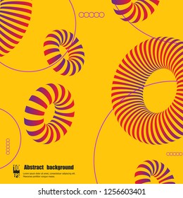 3d abstract colorful shape. Eps10 Vector illustration