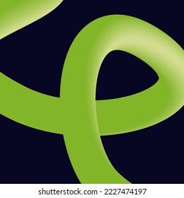 3d abstract colorful twisted liquid shapes. Creative design elements