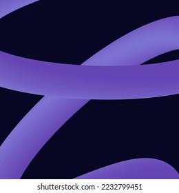 3d abstract colorful twisted liquid shapes. Creative design elements
