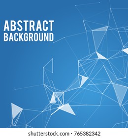 3d abstract connection background and science color neon background with space for copy. Plexus digital wallpaper. Business presentation concept. Medical structure and artificial intelligence 