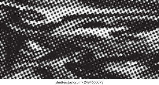 3D abstract dark blue background with dot pattern vector design
