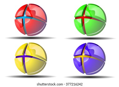 3d abstract design areas for design