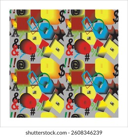 3D abstract design inspired by textile patterns and fabric textures, perfect for fashion branding, garment prints, and modern apparel visuals