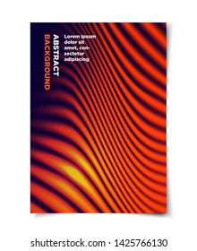 3d abstract dynamic hot wavy lines background layout, cover, poster, wallpaper design template