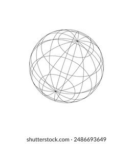 3D abstract element and minimal geometric shape in a seamless pattern enhanced by technology vector icon graphic design and perspective model.