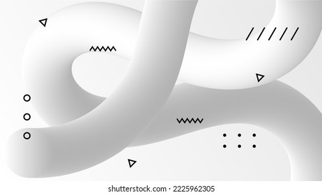 3d abstract fluid design background