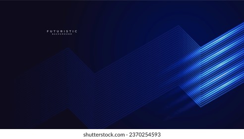 3d abstract futuristic technology background with glowing lines