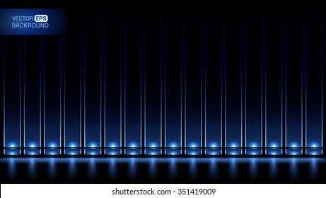 3D abstract geometric background with vertical elements