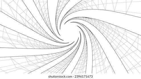  3d abstract geometric shape background