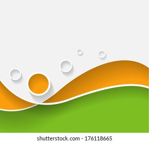 3D abstract geometrical background