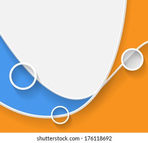 3D abstract geometrical background