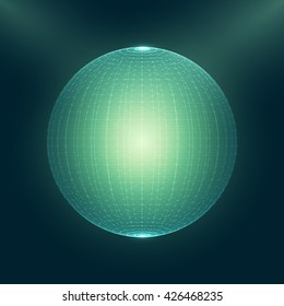 3D Abstract Globe Vector Illustration | EPS10 Design