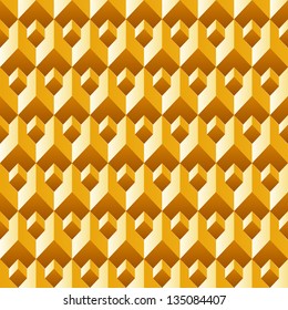 3d abstract gold texture, geometric seamless pattern, vector.