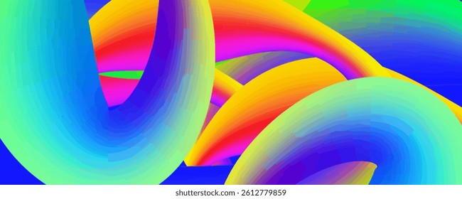 3d abstract gradient background, Abstract 3d rendering of a modern geometric background. Minimalistic design for poster, cover, branding, banner