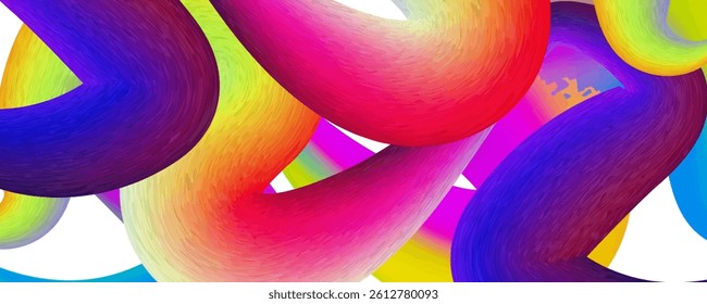 3d abstract gradient background, Abstract 3d rendering of a modern geometric background. Minimalistic design for poster, cover, branding, banner