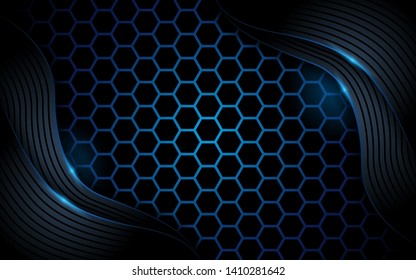3d abstract hexagonal modern background. modern abstract background. eps vector