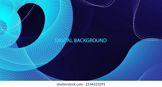 Diseño de movimiento de túnel de alta velocidad ​​line Abstractas 3D, alta tecnología, fondo de Tecnología, Ilustración vectorial