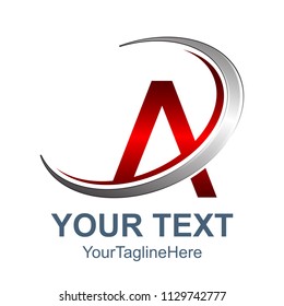 3d abstract Letter A logo design template elements. abstract letter A. Business corporate letter A logo design vector