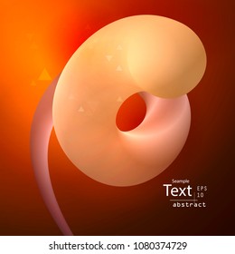 3d abstract line, background banner.