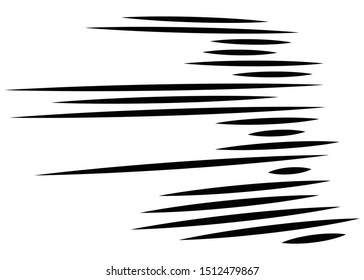 3D Abstract lines. Dynamic straight burst lines in perspective. Radial, radiating stripes. Rapid rays, beams in motion. Action, blast streaks, strips