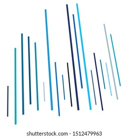 3D Abstract lines. Dynamic straight burst lines in perspective. Radial, radiating stripes. Rapid rays, beams in motion. Action, blast streaks, strips