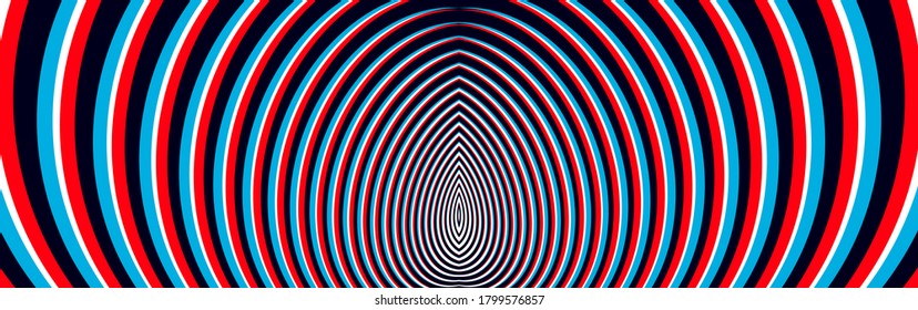 3D abstract lines in perspective vector background, modern trendy design element, cool style layout for ads posters banners and covers, retro template.
