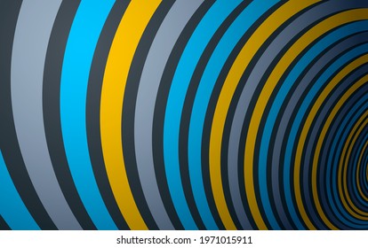 3D abstract lines in perspective vector background, modern trendy design element, cool style layout for ads posters banners and covers, retro template.