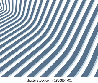 3D abstract lines in perspective vector background, modern trendy design element, cool style layout for ads posters banners and covers, retro template.