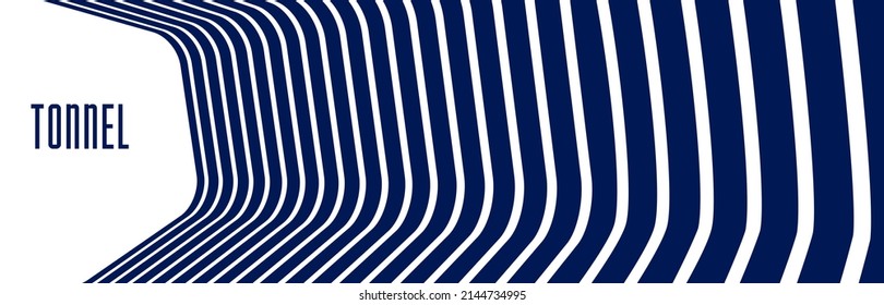 3D abstract lines in perspective vector background, modern trendy design element, cool style layout for ads posters banners and covers, retro template.