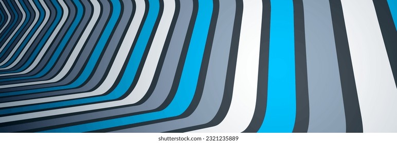 3D abstract lines in perspective vector background, modern trendy design element, cool style layout for ads posters banners and covers, retro template.