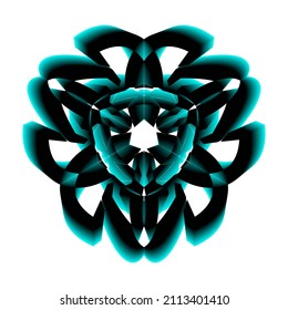 3d abstract logo. Suitable for t-shirts, and so on.