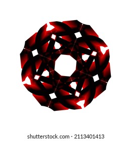 3d abstract logo. Suitable for t-shirts, and so on.