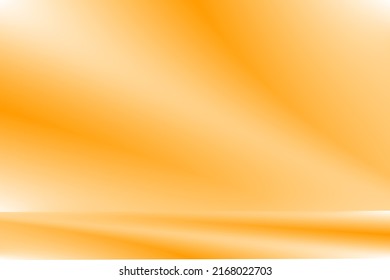 3d abstract luxury product display orange white gradient background.Product display design studio layout orange template.