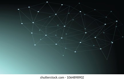 3D  Abstract Mesh Background with Circles, Lines and Shapes | EPS10 Design Layout for Your Business