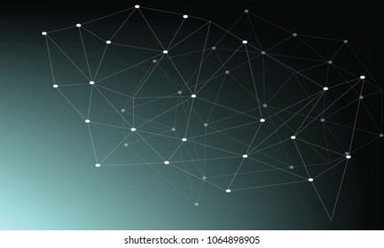 3D  Abstract Mesh Background with Circles, Lines and Shapes | EPS10 Design Layout for Your Business