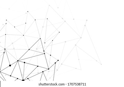 3D Abstract Mesh Background with Circles, Lines and Shapes | EPS10 Design Layout for Your Business