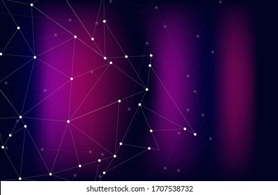 Fondo de malla abstracta 3D con círculos, líneas y formas| Diseño EPS10 para su empresa
