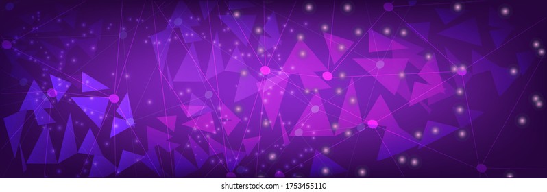 3D Fondo de malla abstracta con círculos y partículas sobre un fondo oscuro. Concepto de ecualizador de fondo musical. Visualización de flujos de datos masivos
