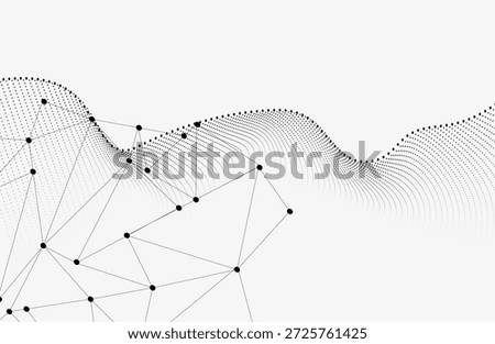3D Abstract Mesh Background with Circles, Lines and Shapes | EPS10 Design Layout for Your Business