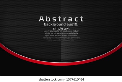 3d abstract modern  background dark black with luxury VIP and red color with line silver Sparkles glitter and gradient decoration shapes geometric Polished vector , design elements