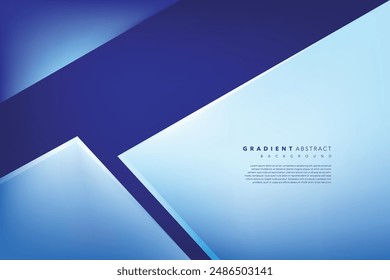 3D abstraktes und modernes blaues Hintergrunddesign