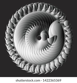 3D abstract and modern design for the background