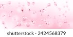 3D abstract molecular structures. Collagen serum and vitamin hyaluronic acid skin care solutions. Skin care cosmetics concept. Vector illustration