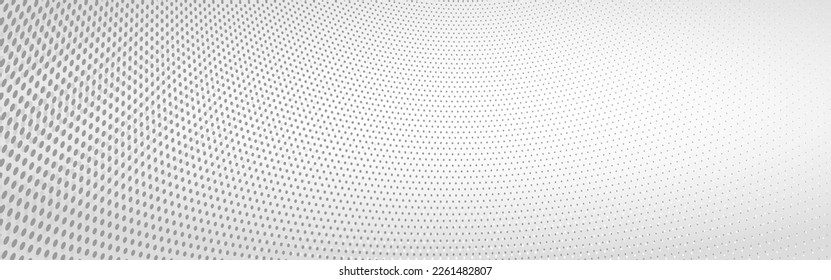 3D abstract monochrome background with dots pattern vector design, technology theme, dimensional dotted flow in perspective, big data, nanotechnology.