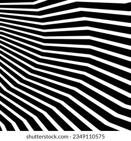 3D abstract monochrome background with line pattern, vector design, technology theme, dimensional line flow in perspective, big data, nanotechnology.