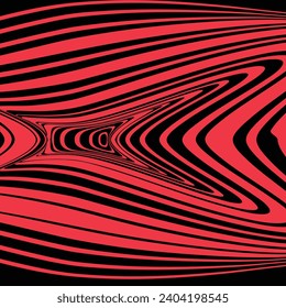 3D abstract monochrome background with line pattern, vector design, technology theme, dimensional line flow in perspective, big data, nanotechnology.	
