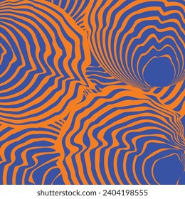 Fondo monocromático abstracto 3D con patrón de línea, diseño vectorial, tema tecnológico, flujo de línea dimensional en perspectiva, datos grandes, nanotecnología.	
